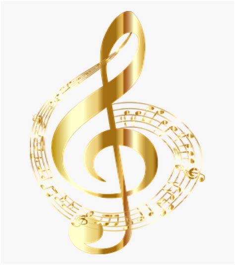 #music #notes #musicnotes #gold - Gold Music Note Transparent , Free ...