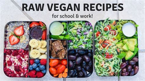 RAW VEGAN MEAL PREP RECIPES 🥑 healthy + easy ideas! - YouTube