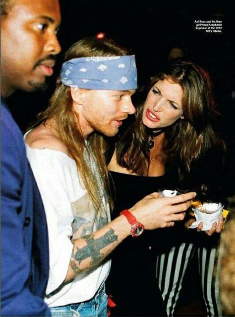 Axl & Stephanie | Axl rose, Stephanie seymour, Mtv videos