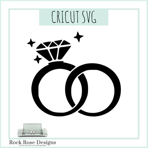 Wedding Rings – SVG CUT FILE Rock Rose Designs – Rock Rose Designs