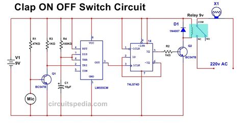 Clap Switch Circuit Diagram Using Arduino