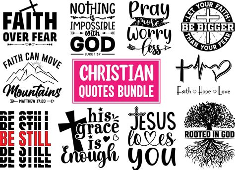 Christian quotes SVG designs bundle, Christian quotes t shirt designs ...