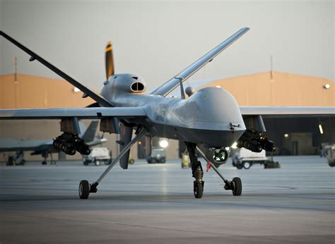 Reaper unmanned combat aircraft supports Syrian Democratic Forces