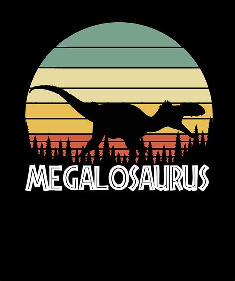 Megalosaurus Drawing by Bruno Oliveira - Pixels