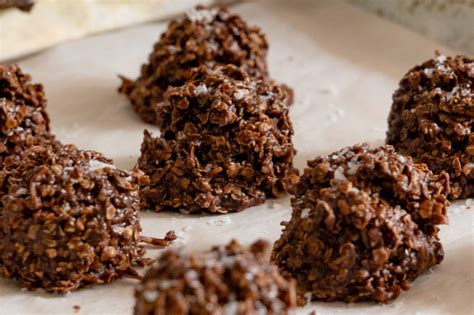 Sea Salt Chocolate Coconut Haystacks | The East Coast Kitchen