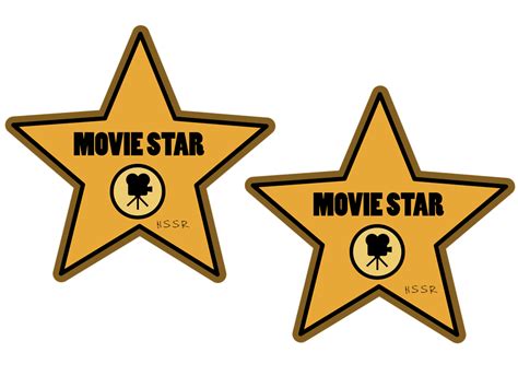 10 Stars Clipart Hollywood