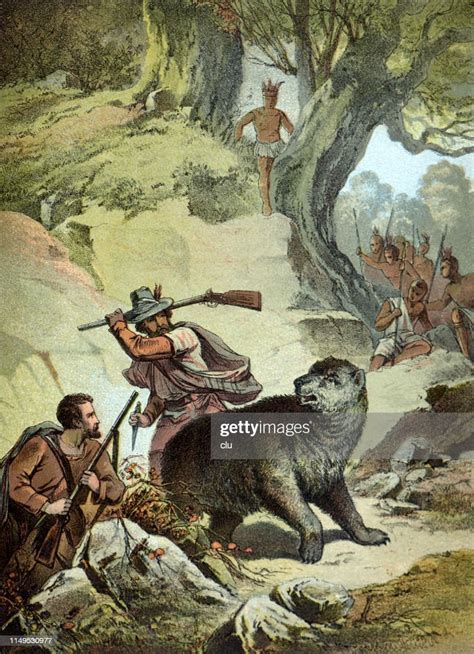 Bear Hunting In The Forest High-Res Vector Graphic - Getty Images