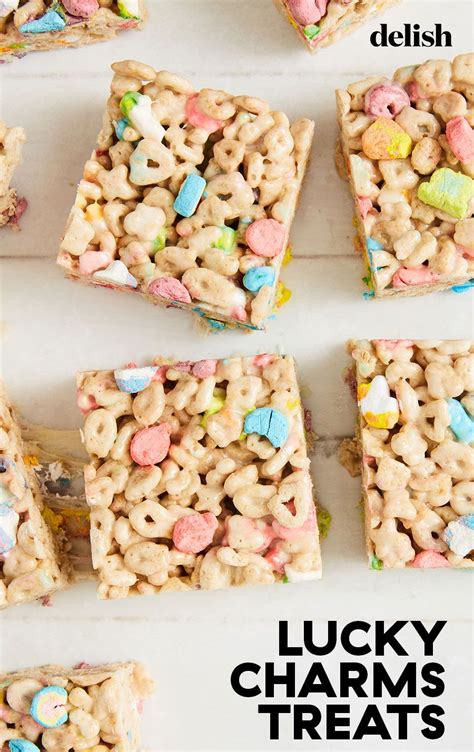 These Lucky Charms treats serve a double dose of marshmallows and we ...