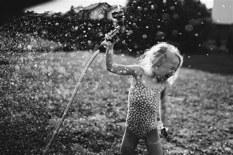 Wallpaper ID: 841405 / monochrome, grass, laughing, hose, water ...