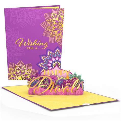 Happy Diwali Greeting Card | Happy Diwali Pop Up Card | Lovepop