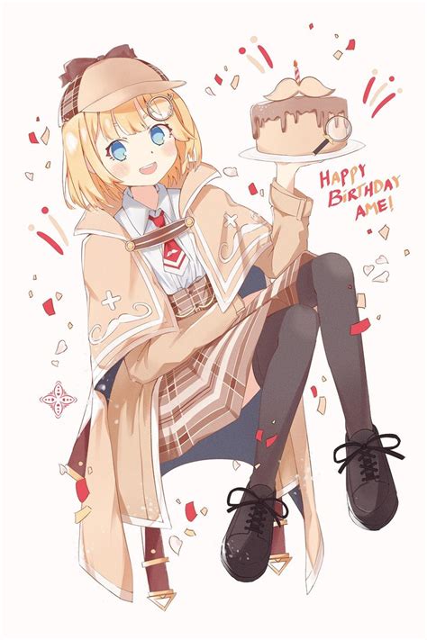 Amelia Watson fanart | Fan art, My favorite part, Happy birthday