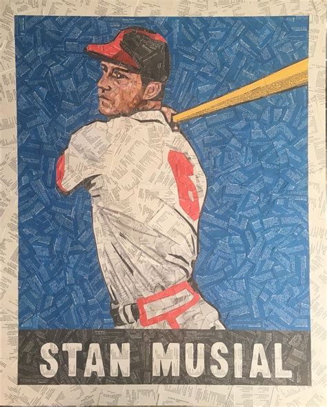 Stan Musial | Baseball art, Stan musial, Baseball cards