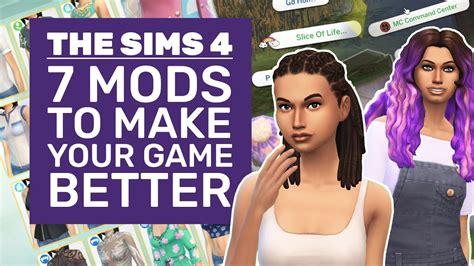 7 Mods To Make The Sims 4 A Better Game Best Sims 4 Mods Youtube