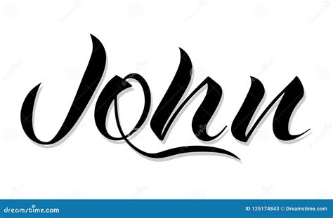 John 3 16 Hand Lettering Bible Verse Vector Illustration ...