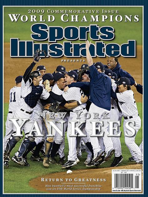 New York Yankees, 2009 World Series Sports Illustrated Cover Photograph ...