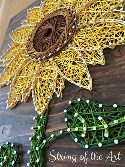 Sunflower String Art Craft Kit: Create Your Own Floral Wall Art Perfect ...