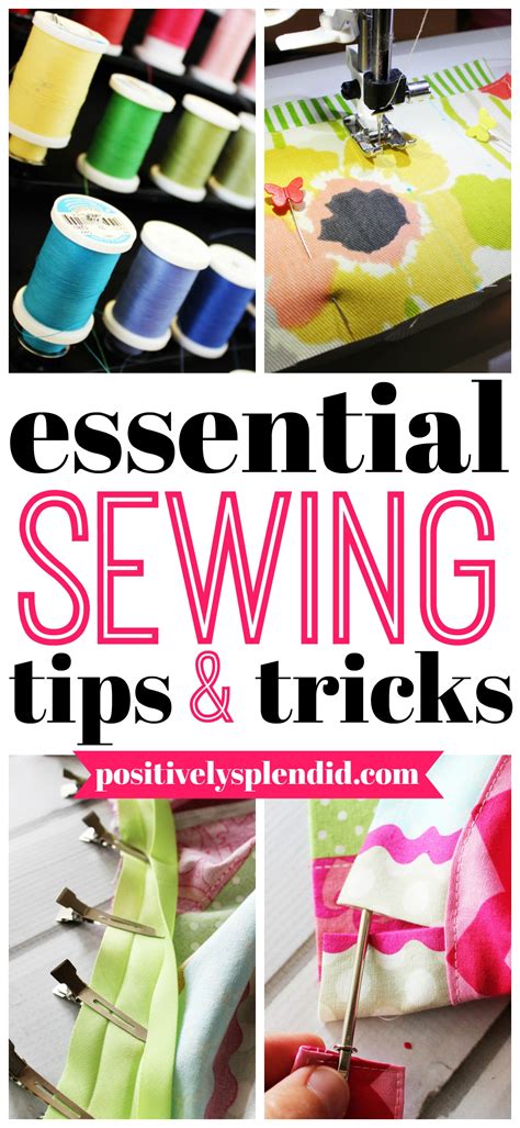 10 Must-Know Sewing Tips - Positively Splendid {Crafts, Sewing, Recipes ...