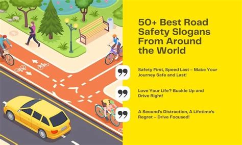 50+ Best & Catchy Road Safety Slogans From Around the World