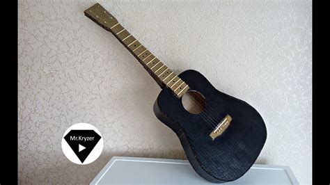 How To Make A Guitar At Home With Cardboard