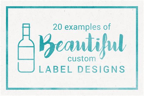 20 Examples of Beautiful Custom Label Designs