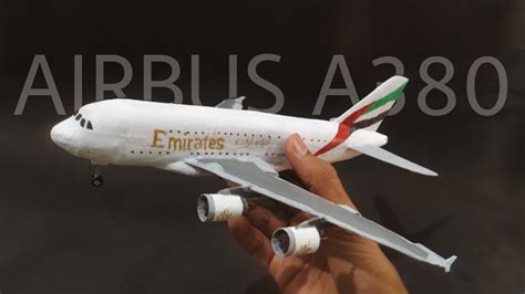 Airbus A380 ETIHAD PAPERCRAFT- PAPER MODEL, 56% OFF