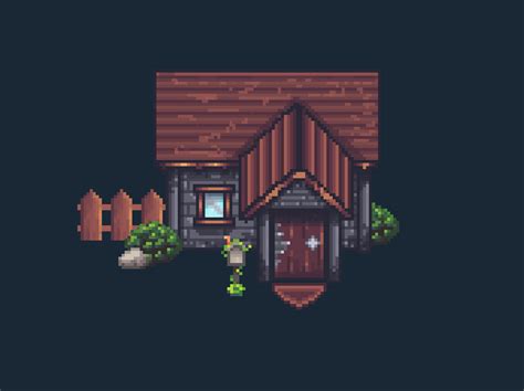 ArtStation - Pixel Cottage House