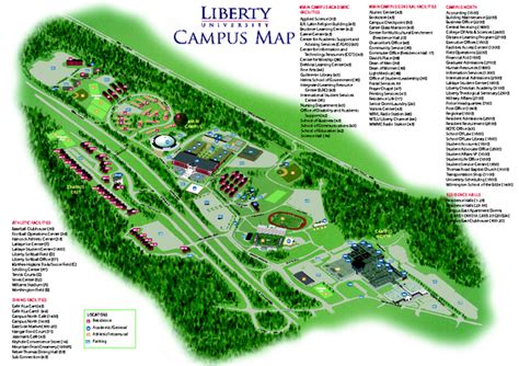 Liberty University Map - Lynchburg Virginia • mappery