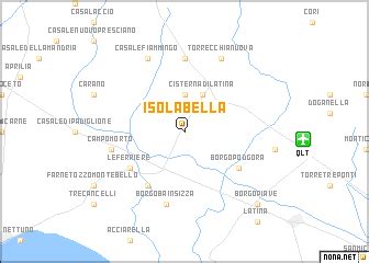 Isola Bella (Italy) map - nona.net