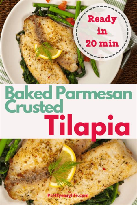 Oven Baked Parmesan Crusted Tilapia