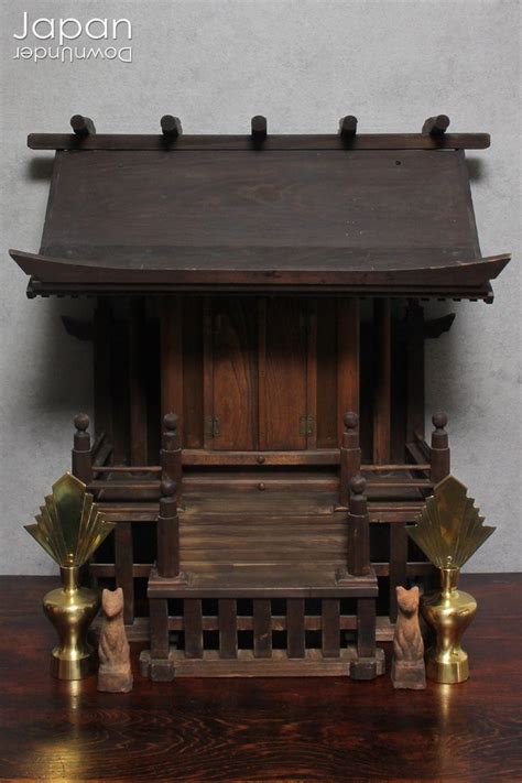 large japanese antique kamidana shinto shrine, meiji era kamidana ...