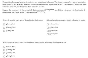 Answered: Congenital pulmonary alveolar… | bartleby