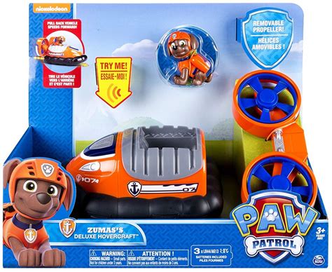 Paw Patrol Mission Paw Zumas Deluxe Hovercraft Vehicle Spin Master - ToyWiz