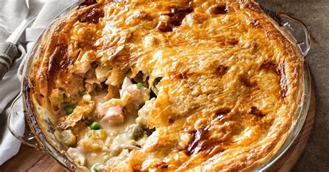 The creamy chicken and leek filling in this pie is so delicious, but ...