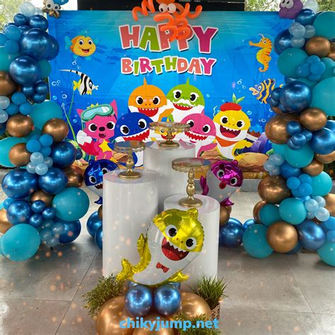 Baby Shark Birthday Party Decoration Theme - Chikyjump