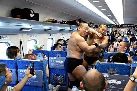 Pro Wrestlers Brawl on Tokaido Shinkansen Bullet Train - The Japan News