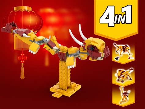 31112 Festival Dragon Alternative Build Instructions