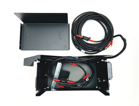 Ford Ranger REDARC tub mounted dual battery kit. Powder coated black ...