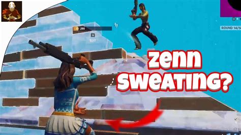 What Zenn Looks Like Sweating... [FORTNITE TOKEN/WAGER] - YouTube