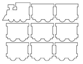 Free Printable Train Template - FREE PRINTABLE TEMPLATES