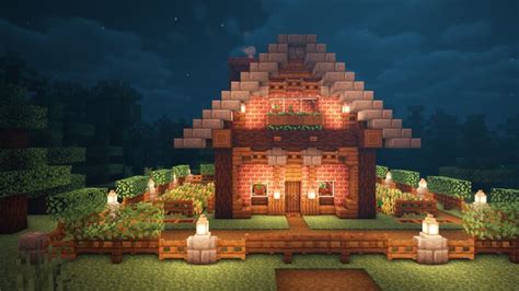 Minecraft: How to Build a Survival Simple Brick House Minecraft Map