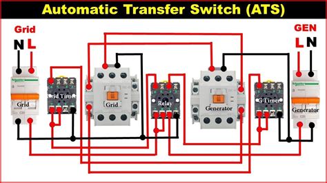 Automatic Transfer Switch Circuit Diagram Automatic Transfer