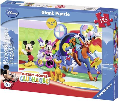 Ravensburger Mickey Mouse Clubhouse 125 piece Giant Floor Puzzle ...