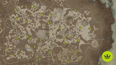 All confirmed Diablo 4 Altar of Lilith locations so far