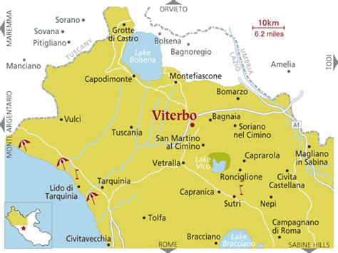 Come Arrivare a Viterbo - La guida di Easytuscia.com