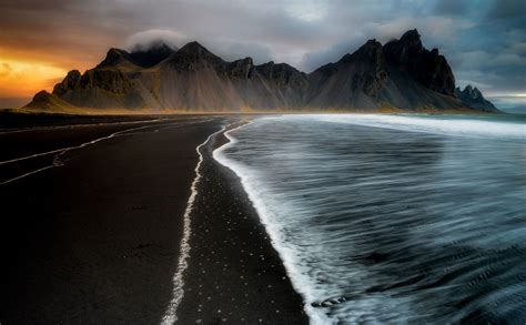 Black Sand Beach Iceland Wallpapers - Wallpaper Cave