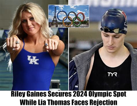 Riley Gaines Olympics 2024 - Sena Latashia