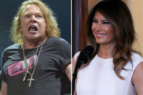 Axl Rose Rips First Lady + 'Alleged Former Hooker' Melania Trump