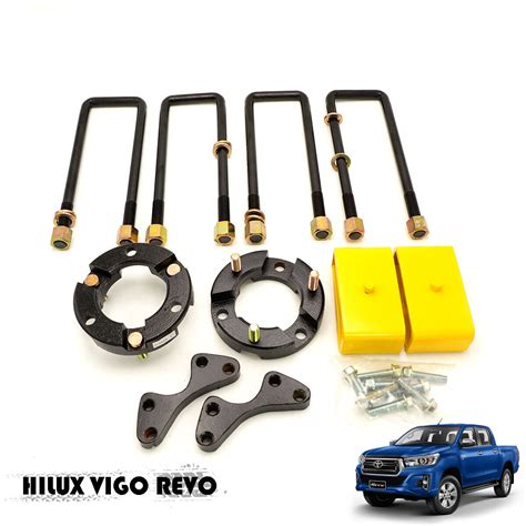 Front 2" Rear 1.5" Suspension Lift Up Kit For Toyota Hilux SR5 Revo ...