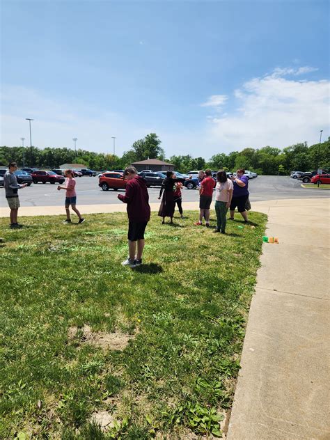 Sixth grade soaking up the sun... - Wea Ridge Middle School