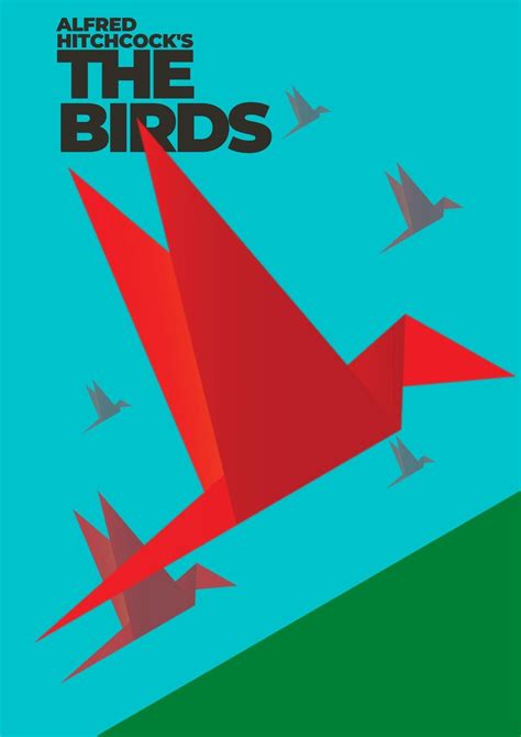 The Birds - Movie Poster | Skillshare Student Project